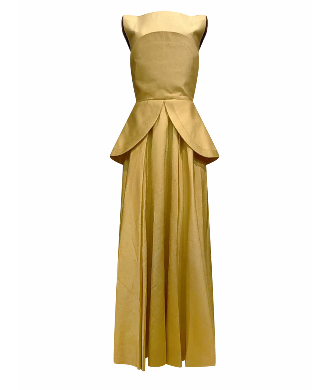 AVTANDIL Желтое шелковое платье, фото 1