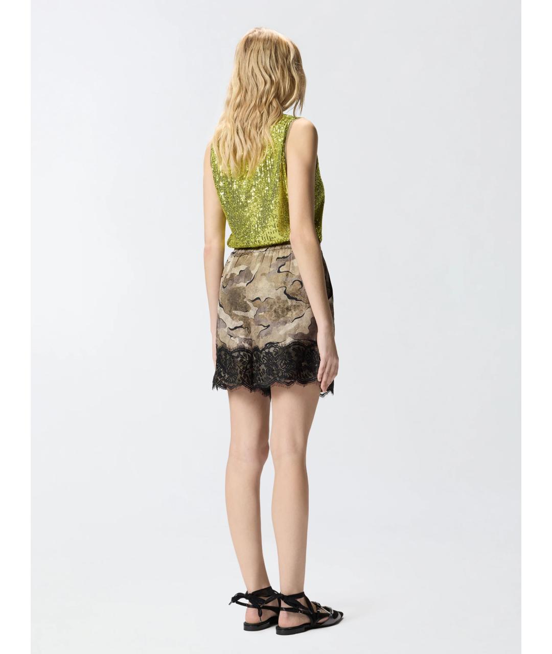 PINKO Мульти вискозные шорты, фото 4