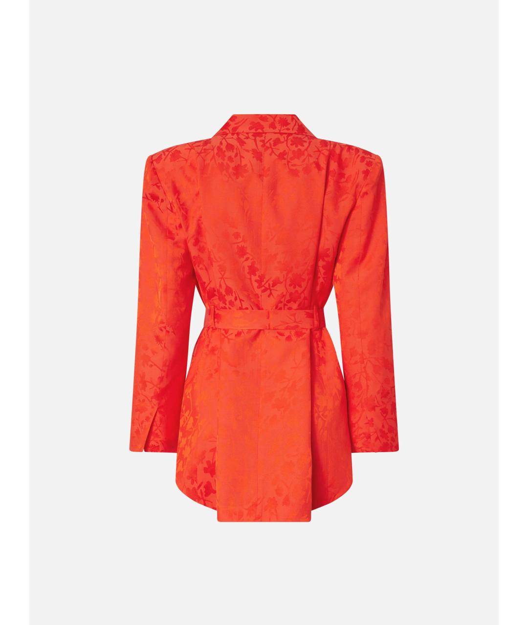 PINKO Красный вискозный жакет/пиджак, фото 6