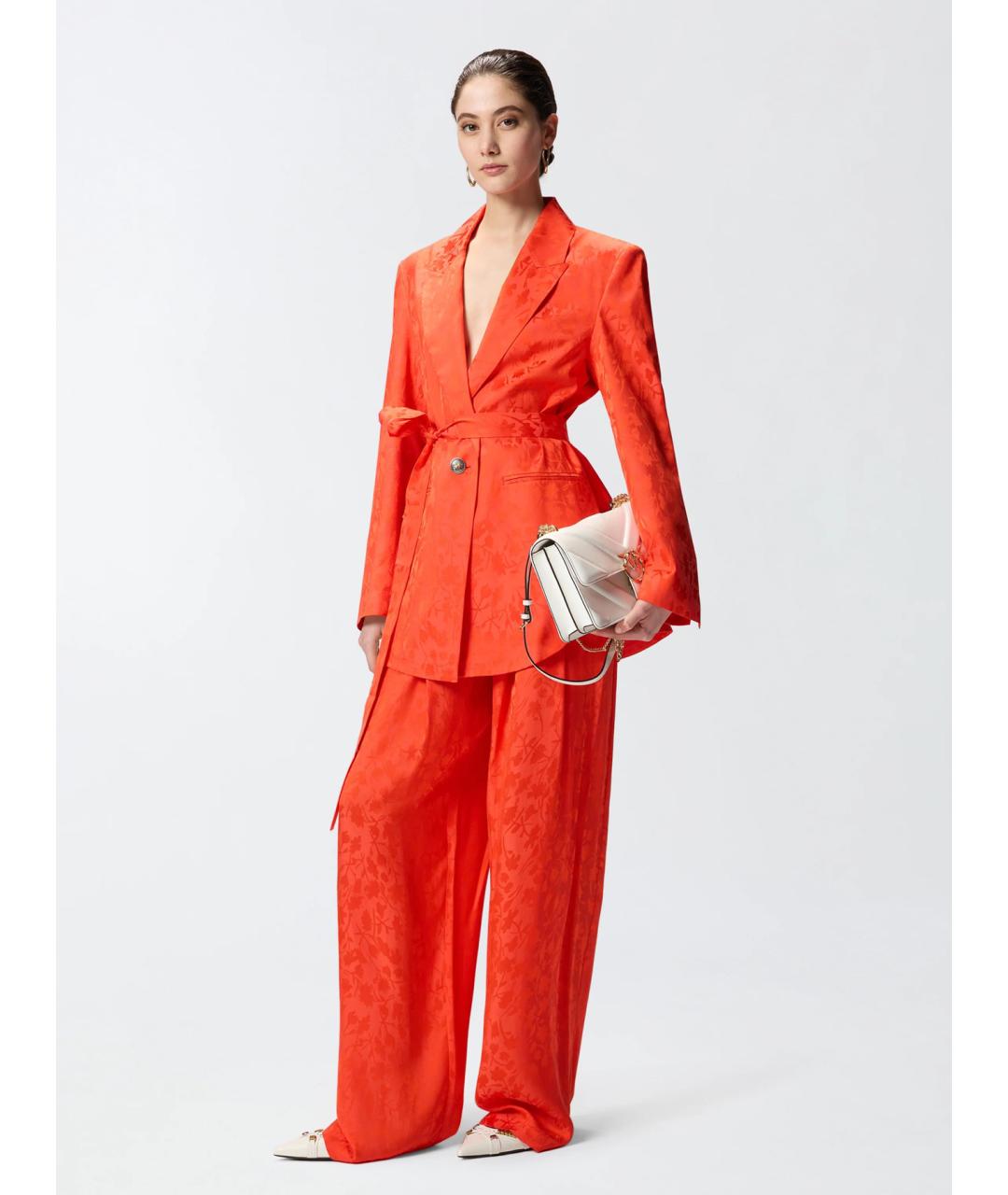 PINKO Красный вискозный жакет/пиджак, фото 2