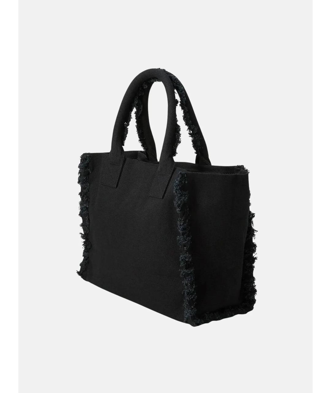 PINKO Черная тканевая сумка тоут, фото 2