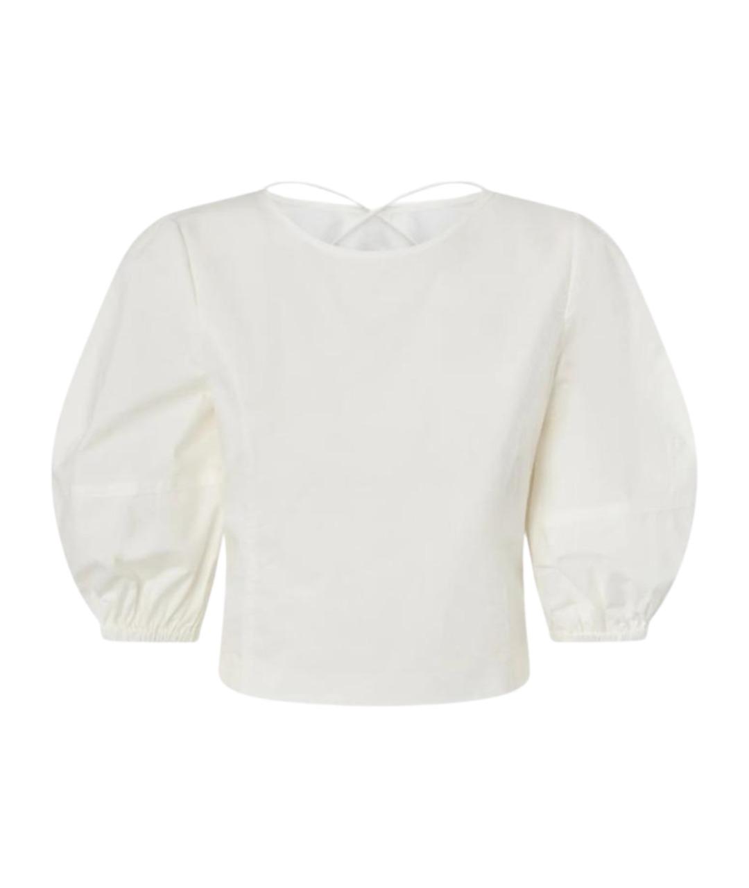 PINKO Белая хлопковая блузы, фото 1