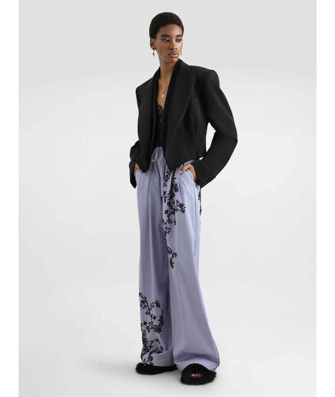 DOLCE&GABBANA Черный шерстяной жакет/пиджак, фото 3