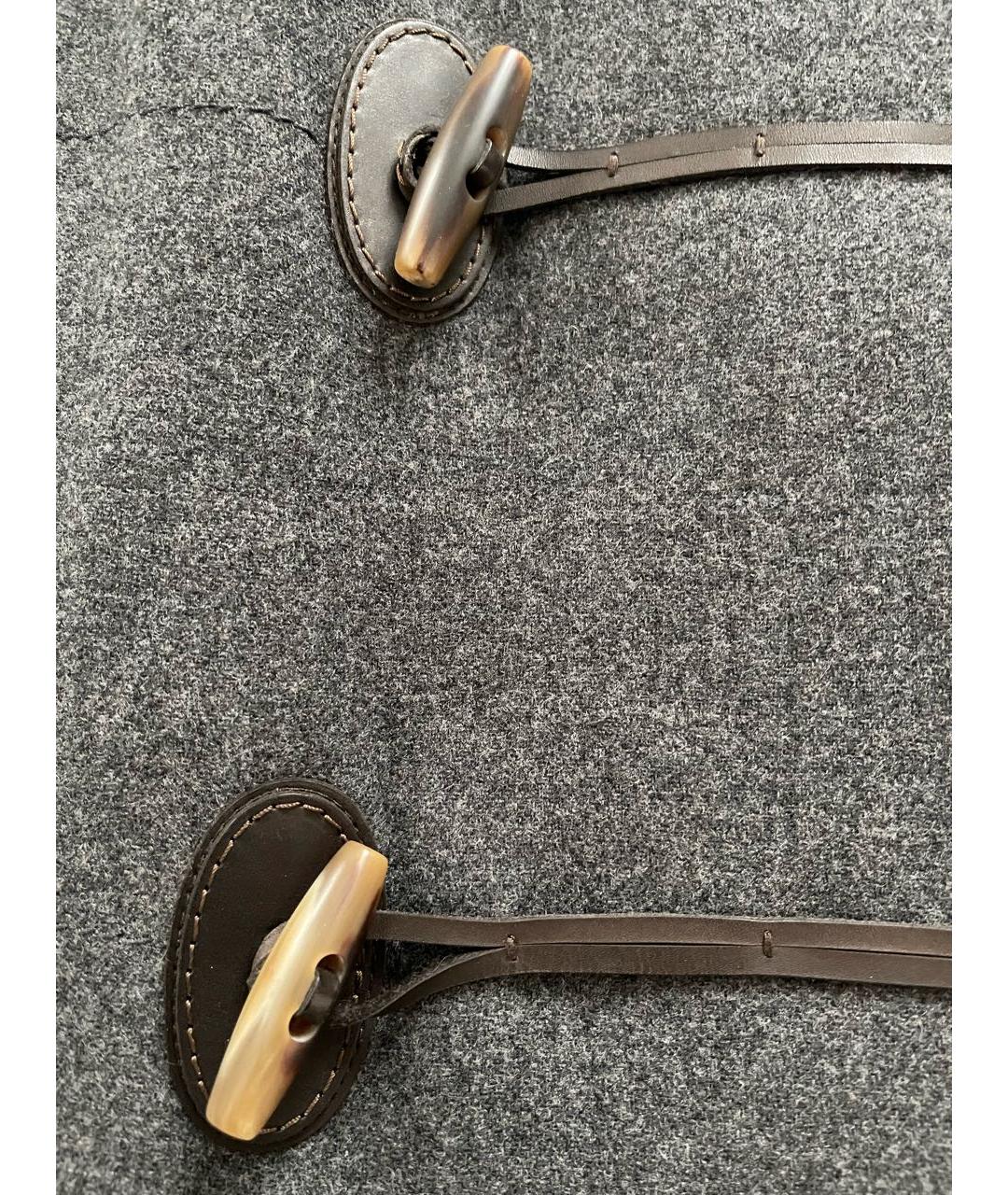 MONCLER Серая шерстяная куртка, фото 5