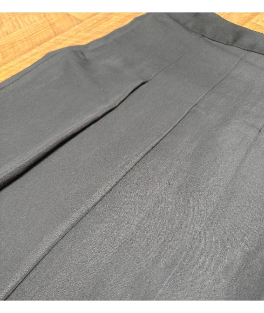 'S MAX MARA Черная льняная юбка макси, фото 2