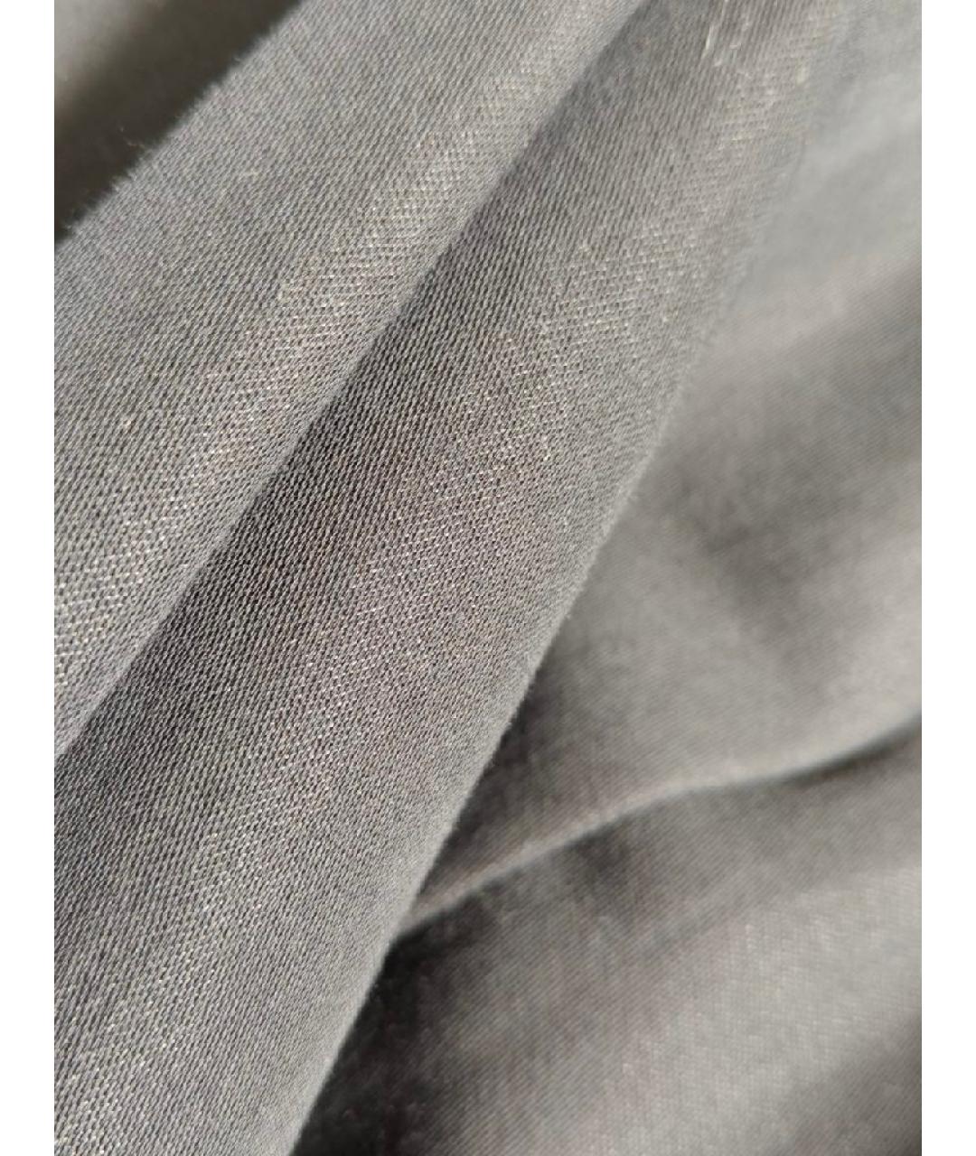 'S MAX MARA Черная льняная юбка макси, фото 4