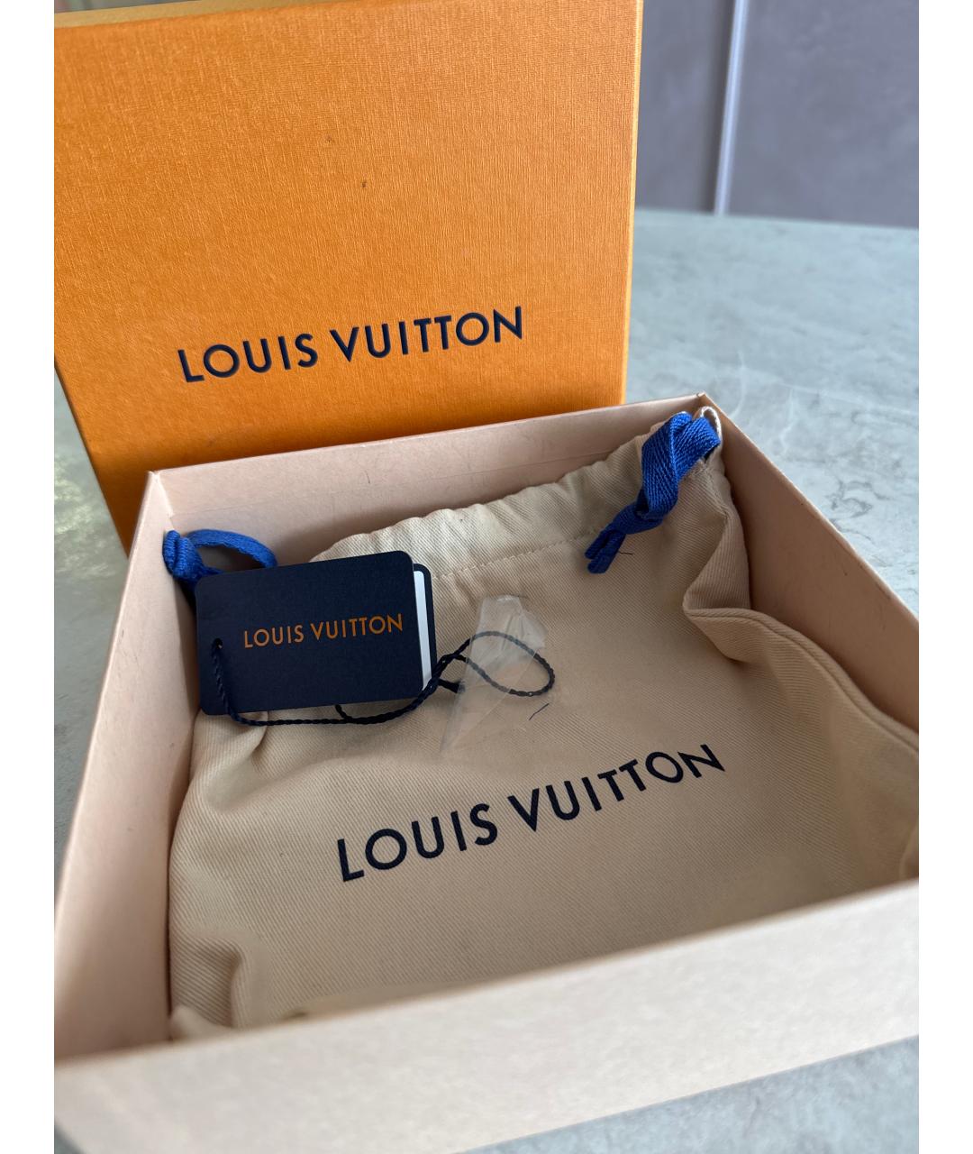 LOUIS VUITTON Черный кожаный ремень, фото 4