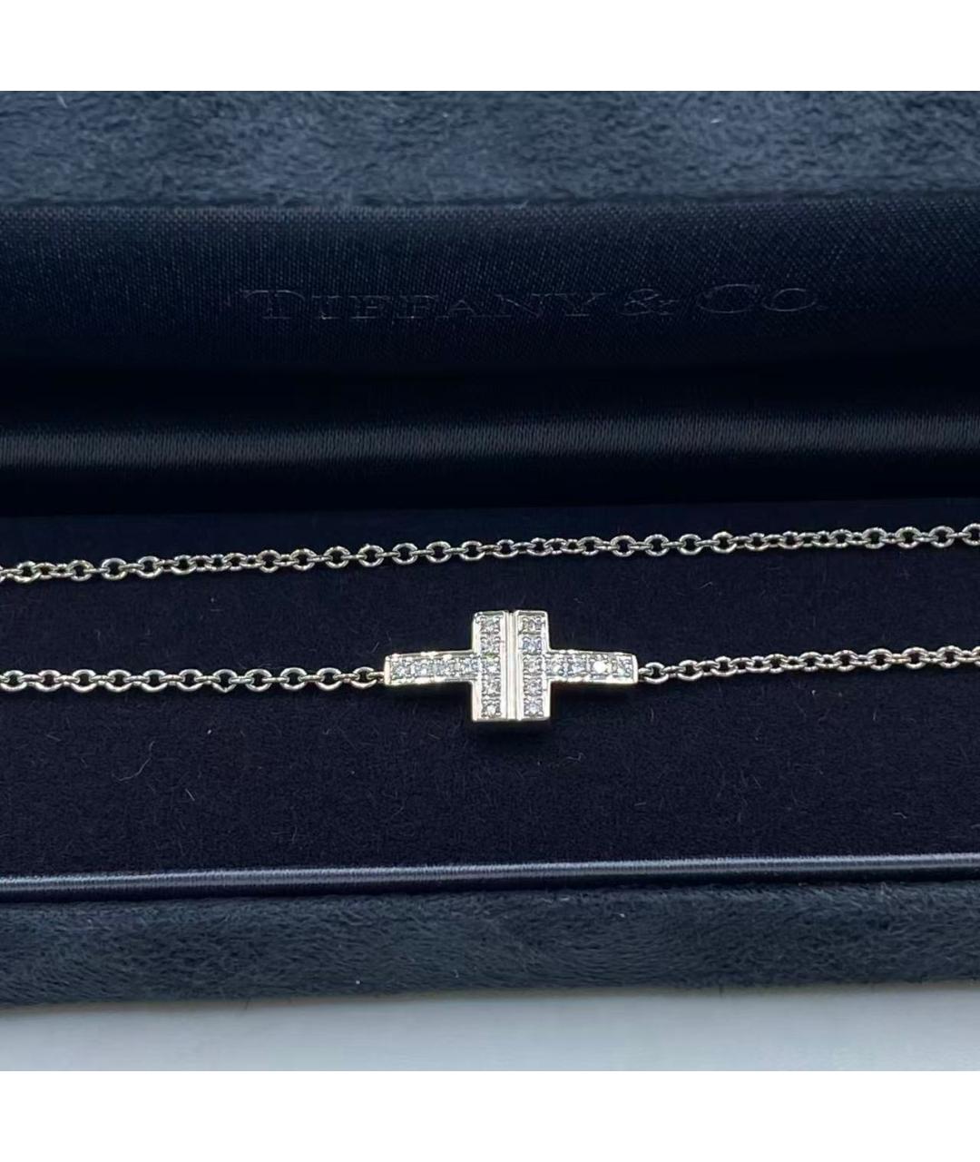 TIFFANY&CO Серебрянный браслет из белого золота, фото 5
