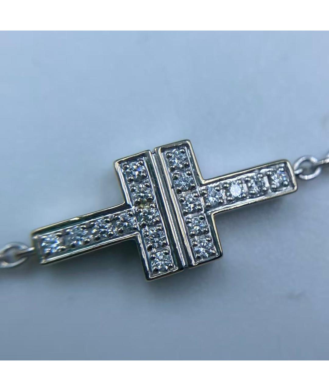 TIFFANY&CO Серебрянный браслет из белого золота, фото 4