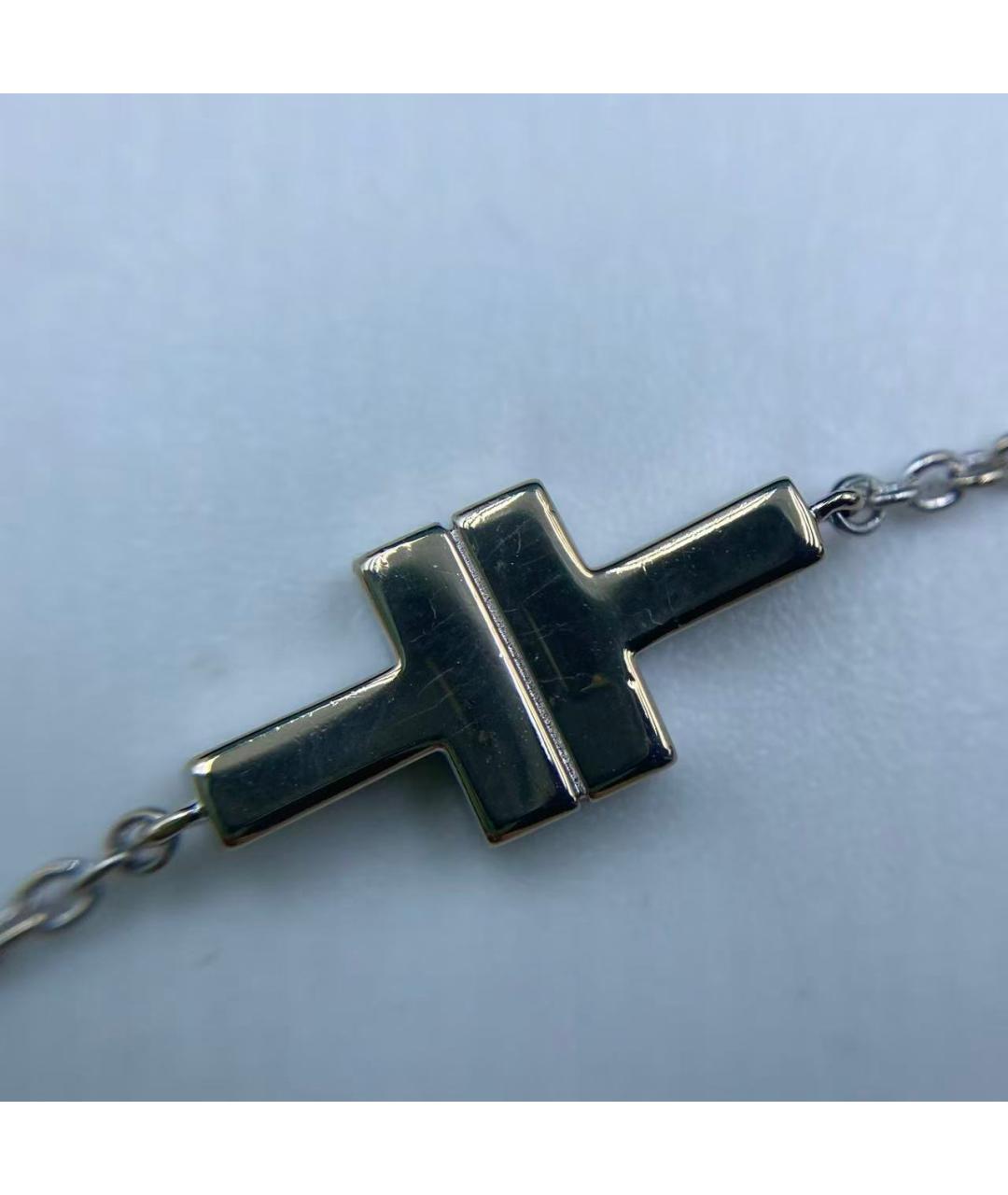 TIFFANY&CO Серебрянный браслет из белого золота, фото 3