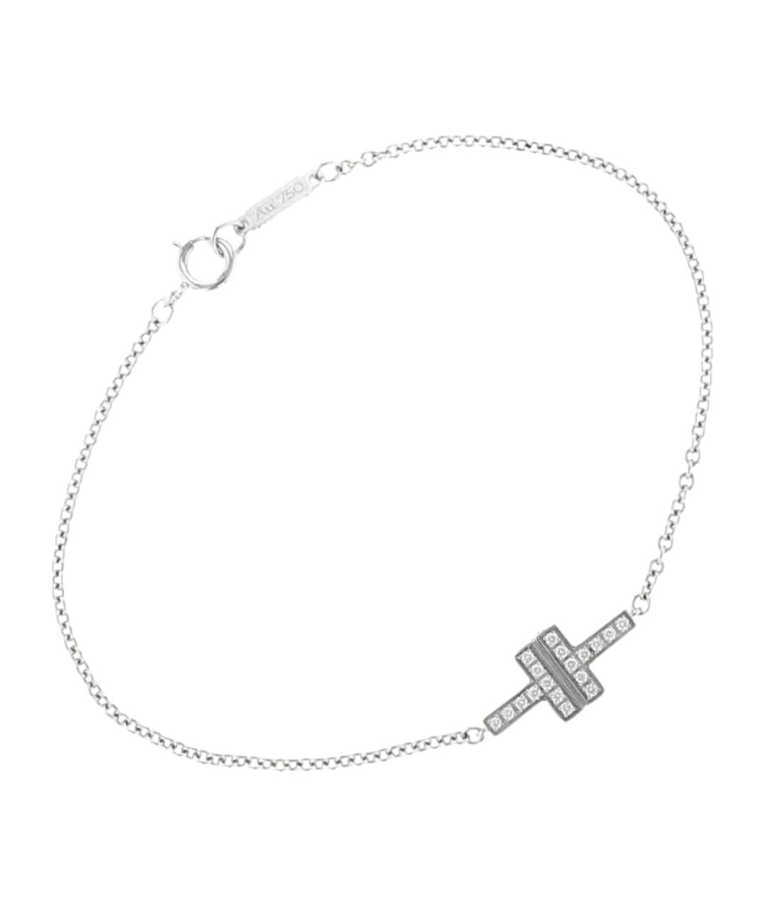 TIFFANY&CO Серебрянный браслет из белого золота, фото 1