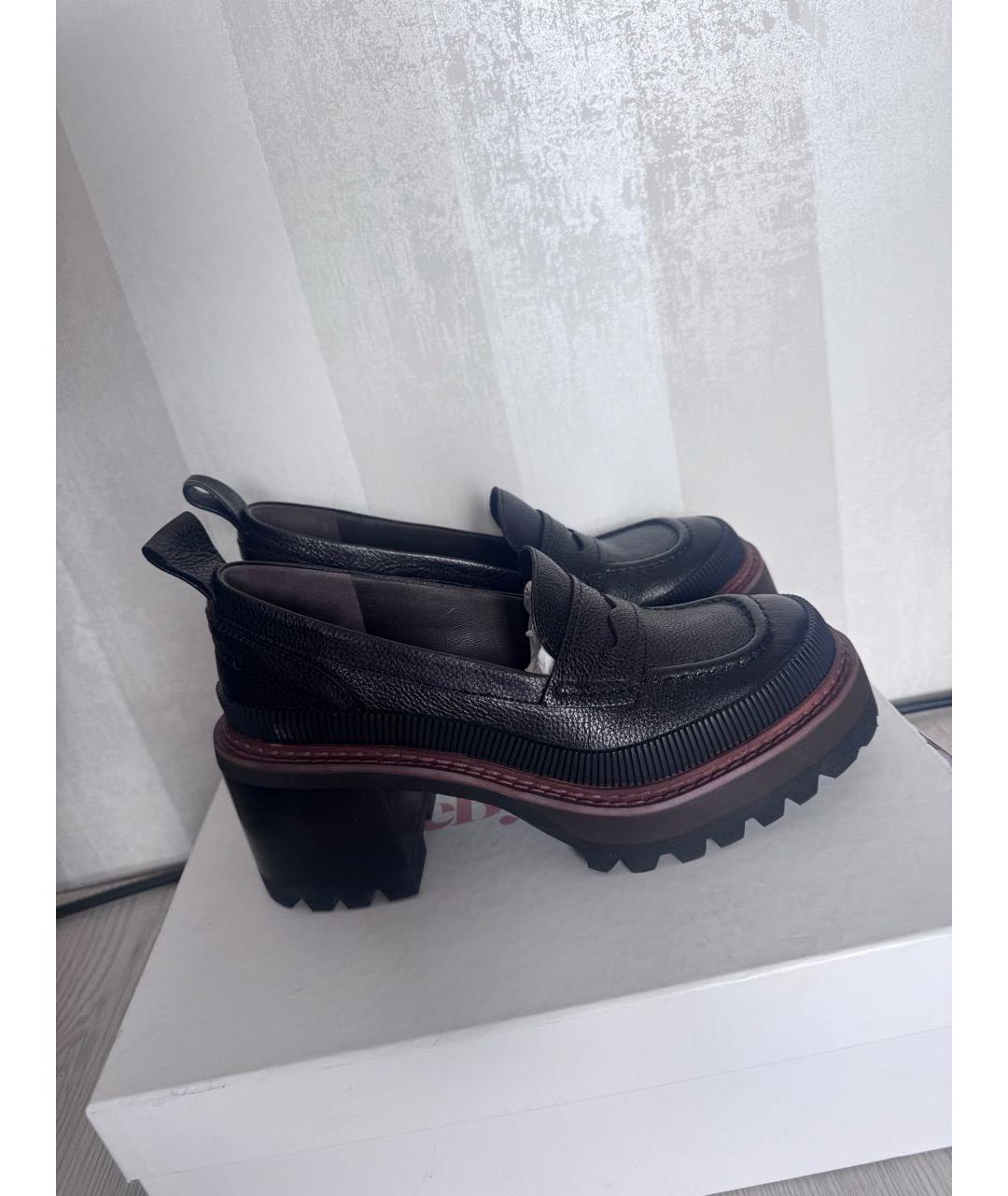 SEE BY CHLOE Коричневые кожаные брогги и оксфорды, фото 2