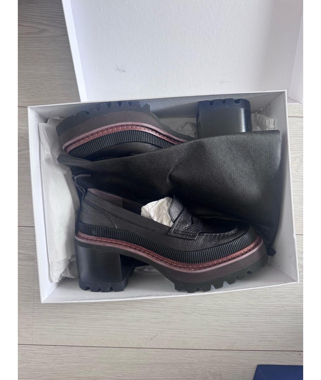 SEE BY CHLOE Коричневые кожаные брогги и оксфорды, фото 6