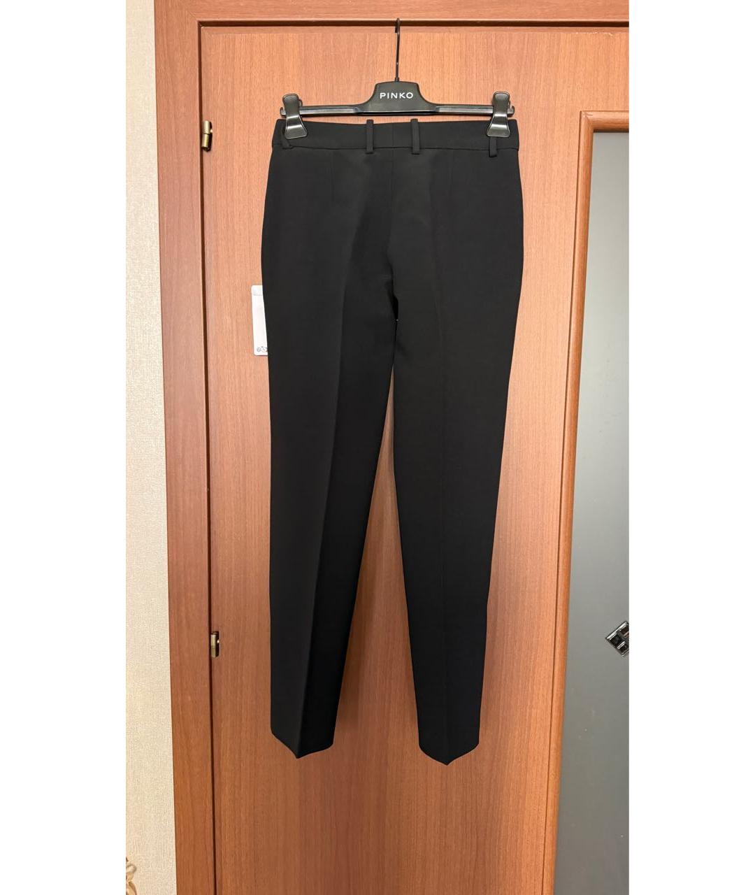 ERMANNO SCERVINO Черные прямые брюки, фото 2