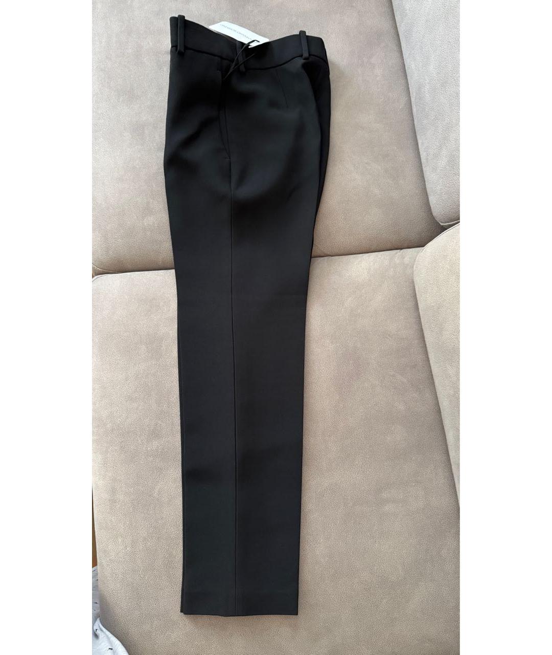 ERMANNO SCERVINO Черные прямые брюки, фото 3