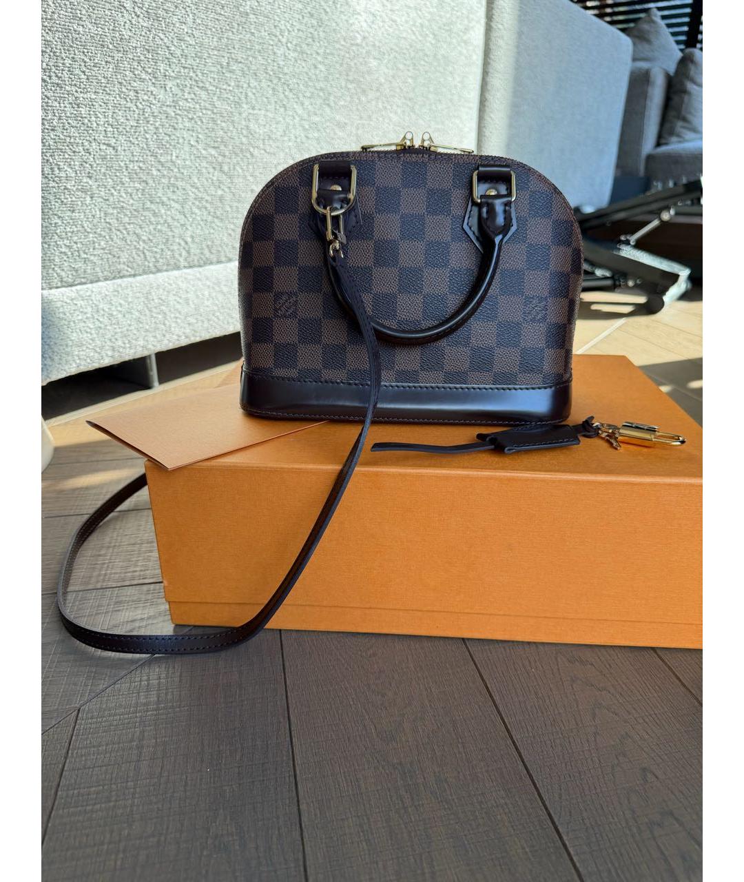 LOUIS VUITTON Коричневая сумка через плечо, фото 2