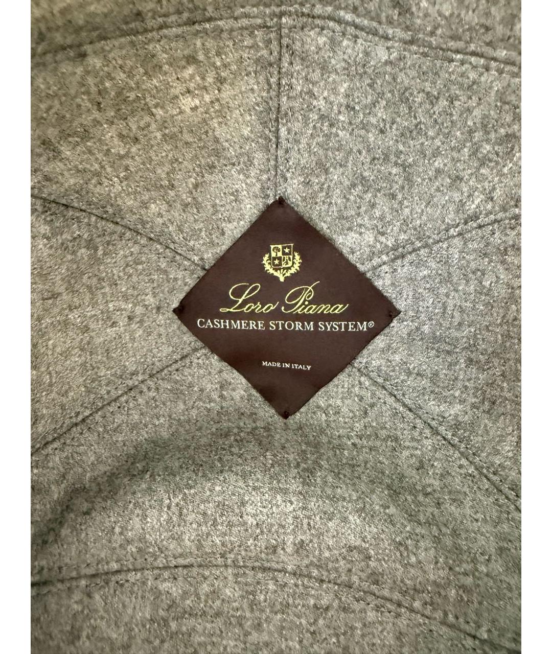 LORO PIANA Белая кашемировая кепка, фото 4