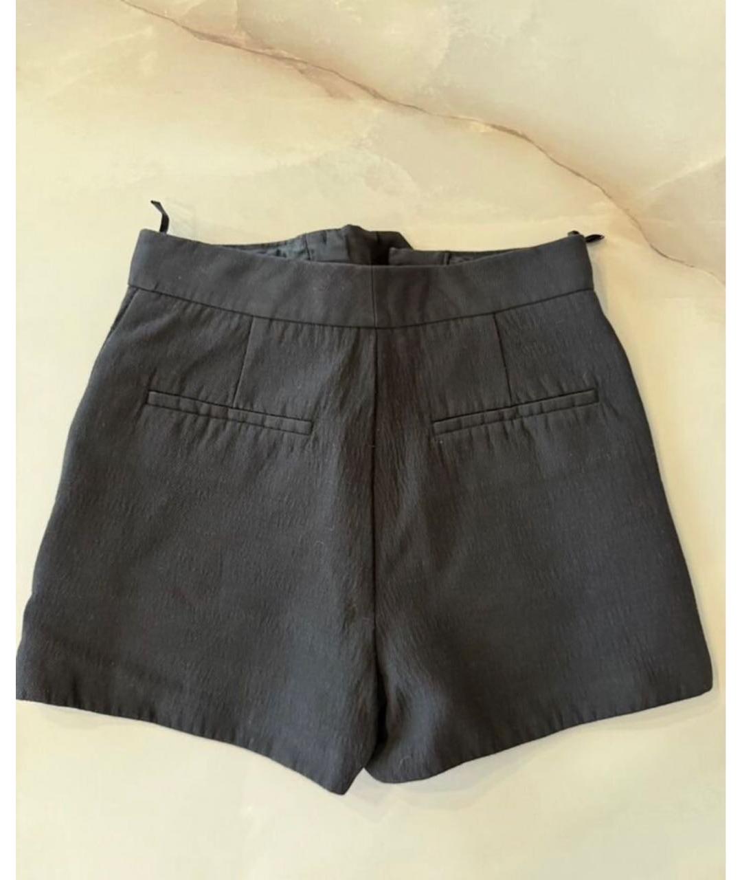 VALENTINO Черные шерстяные шорты, фото 2