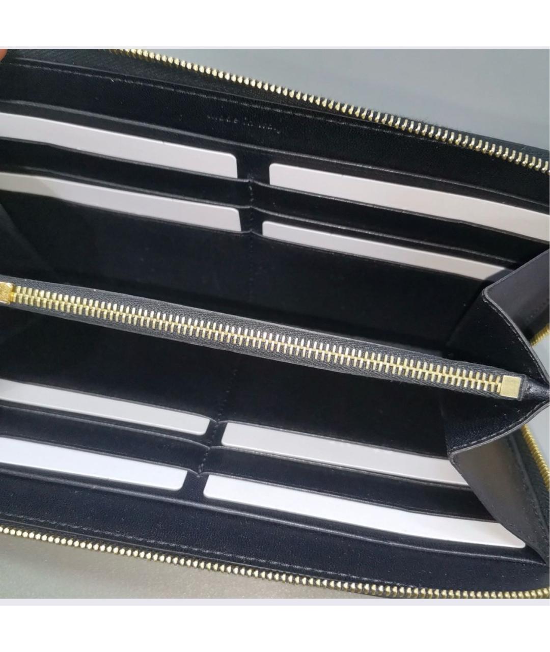 CELINE Черный кожаный кошелек, фото 6