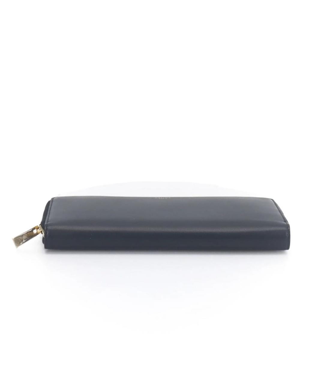 CELINE Черный кожаный кошелек, фото 5