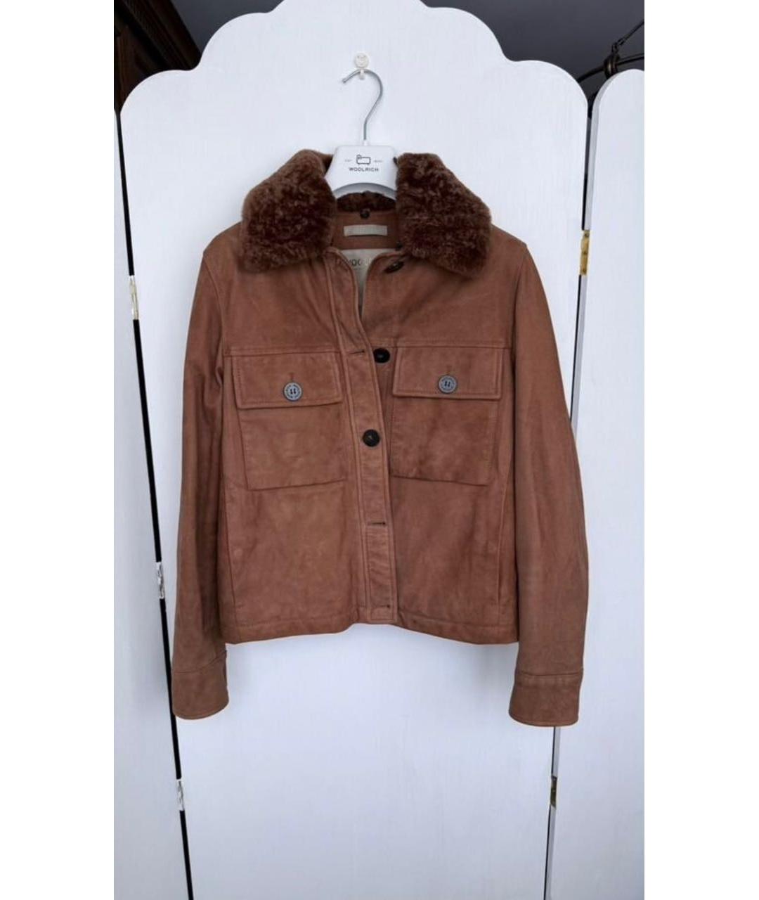 WOOLRICH Коричневая замшевая куртка, фото 8