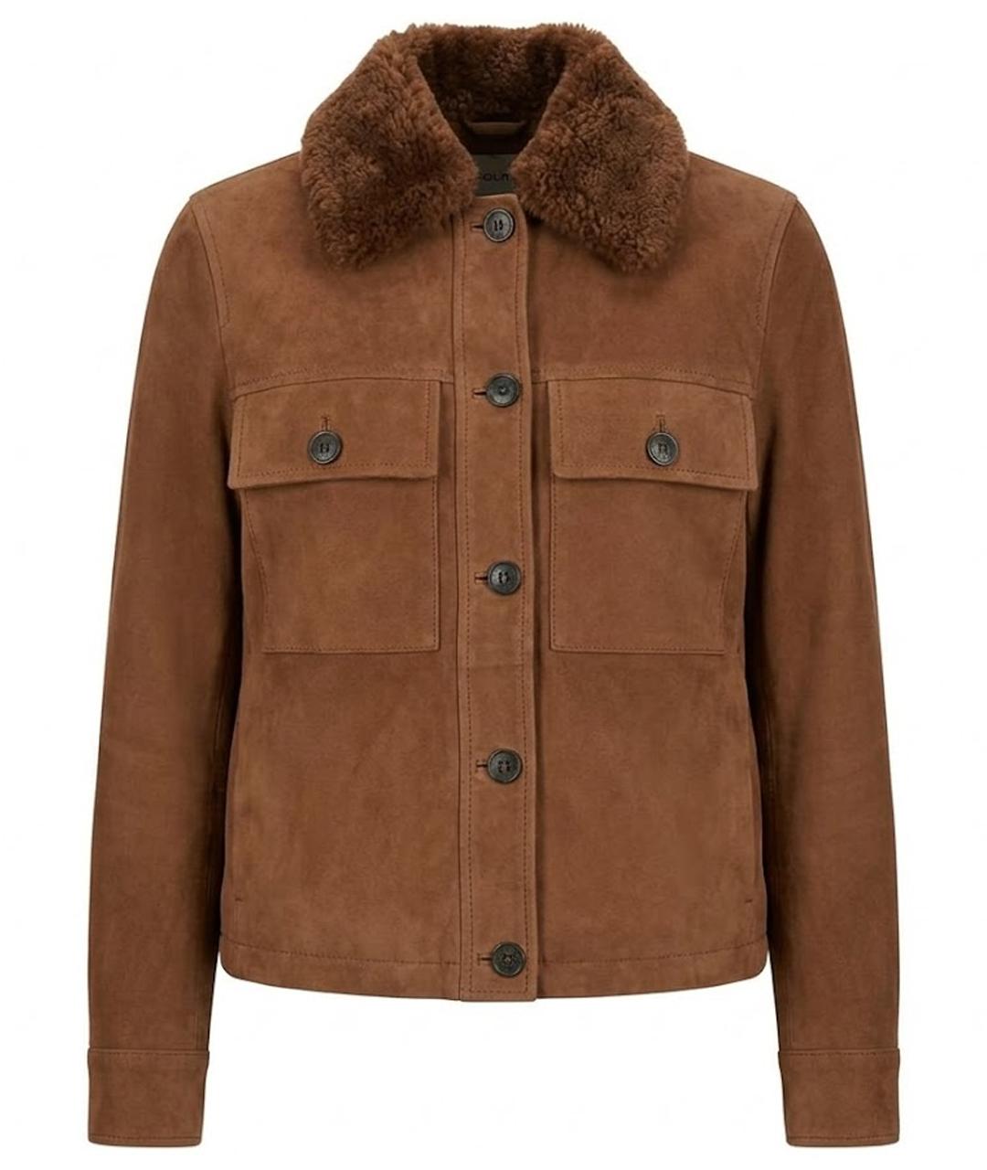 WOOLRICH Коричневая замшевая куртка, фото 1