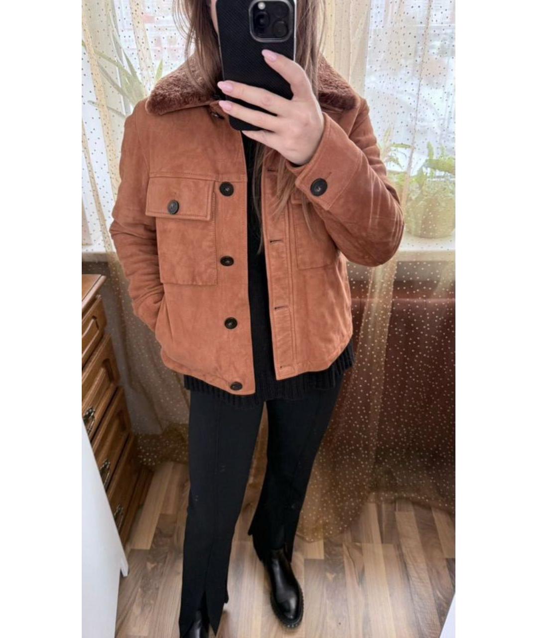 WOOLRICH Коричневая замшевая куртка, фото 7