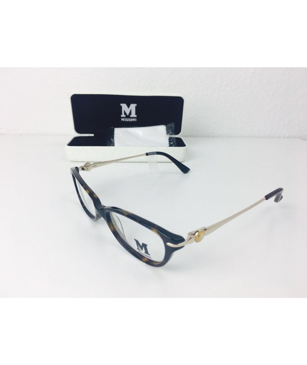 M MISSONI Черные пластиковые солнцезащитные очки, фото 2