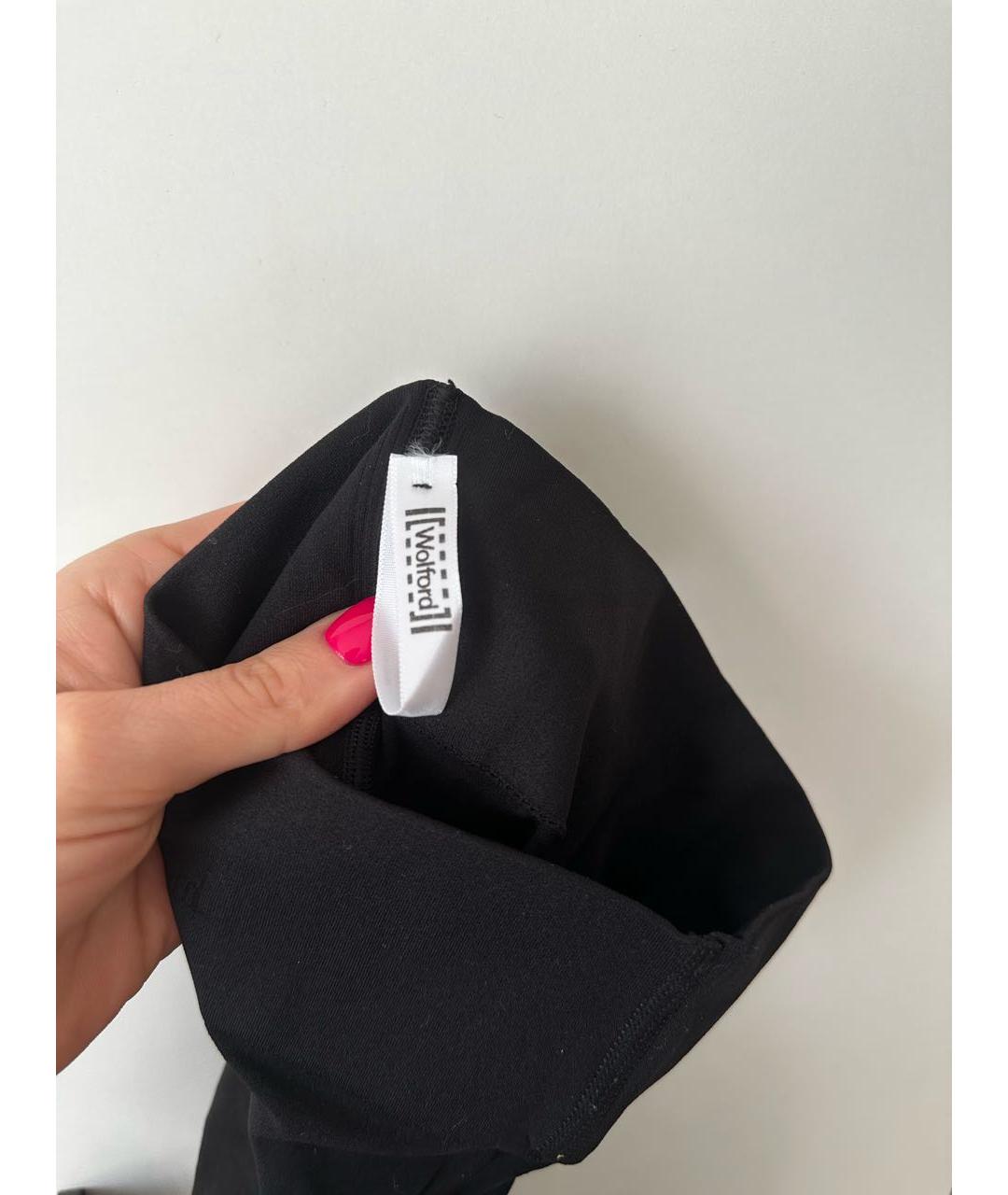 WOLFORD Черные полиамидовые леггинсы и велосипедки, фото 2