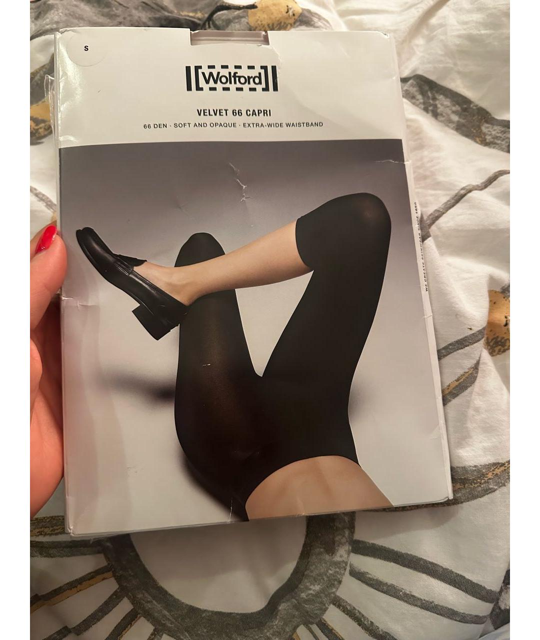 WOLFORD Черные полиамидовые леггинсы и велосипедки, фото 4