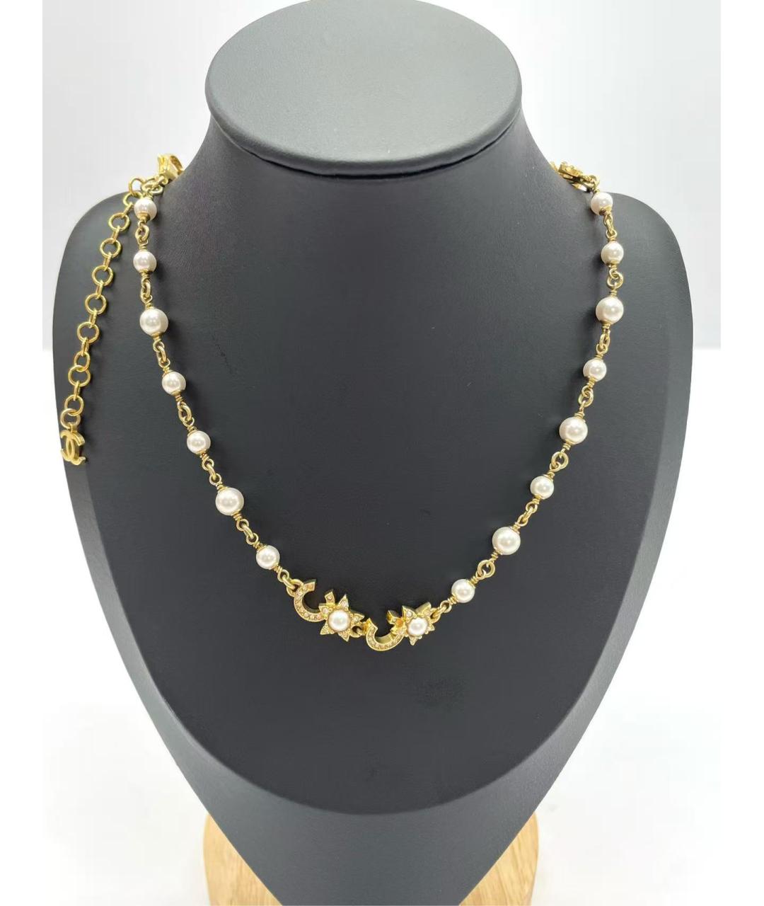 CHANEL Золотое колье, фото 2