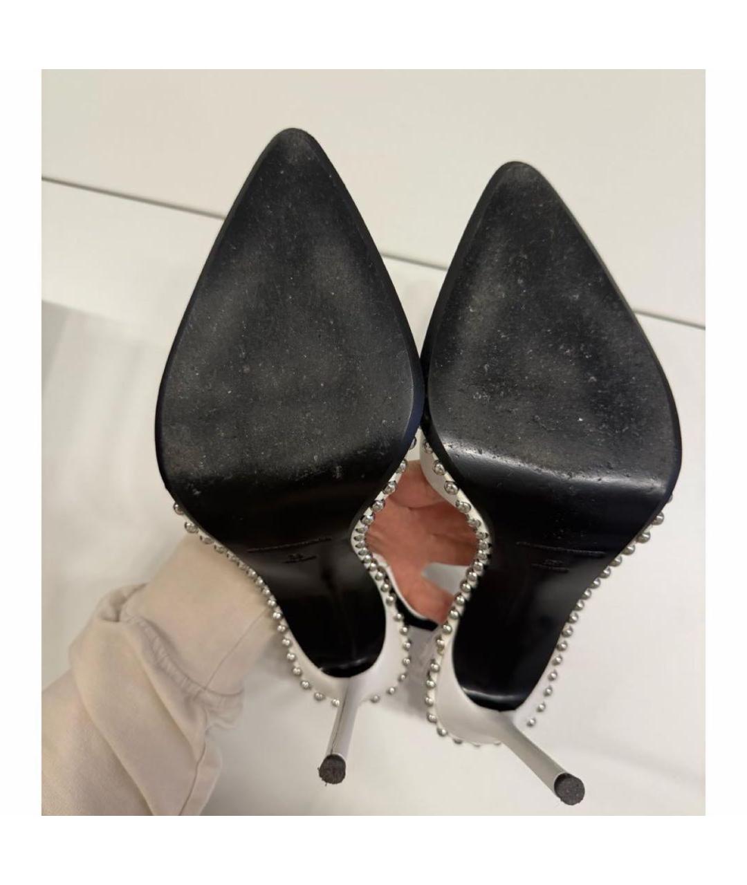 ALEXANDER WANG Белые кожаные туфли, фото 5