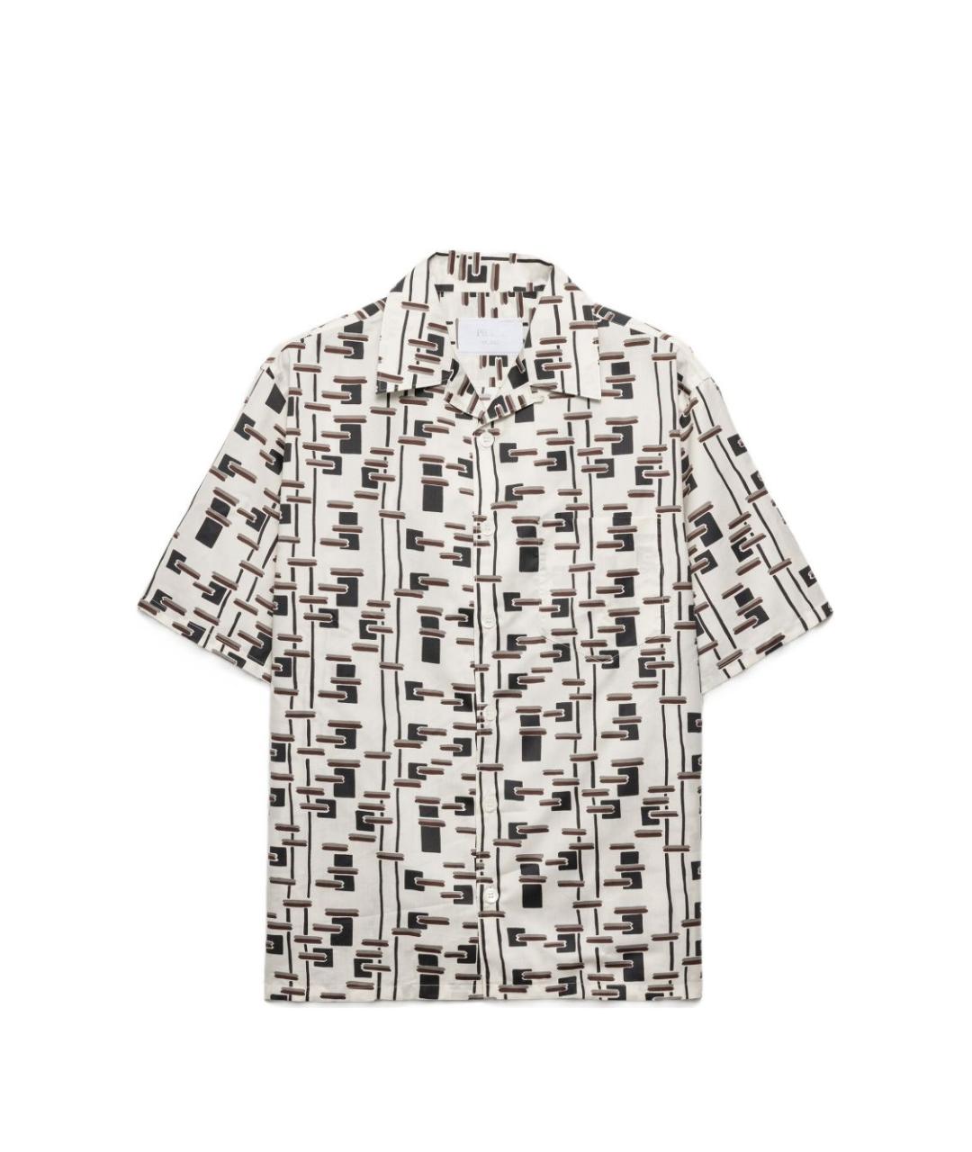 PRADA Мульти хлопко-шелковая кэжуал рубашка, фото 1