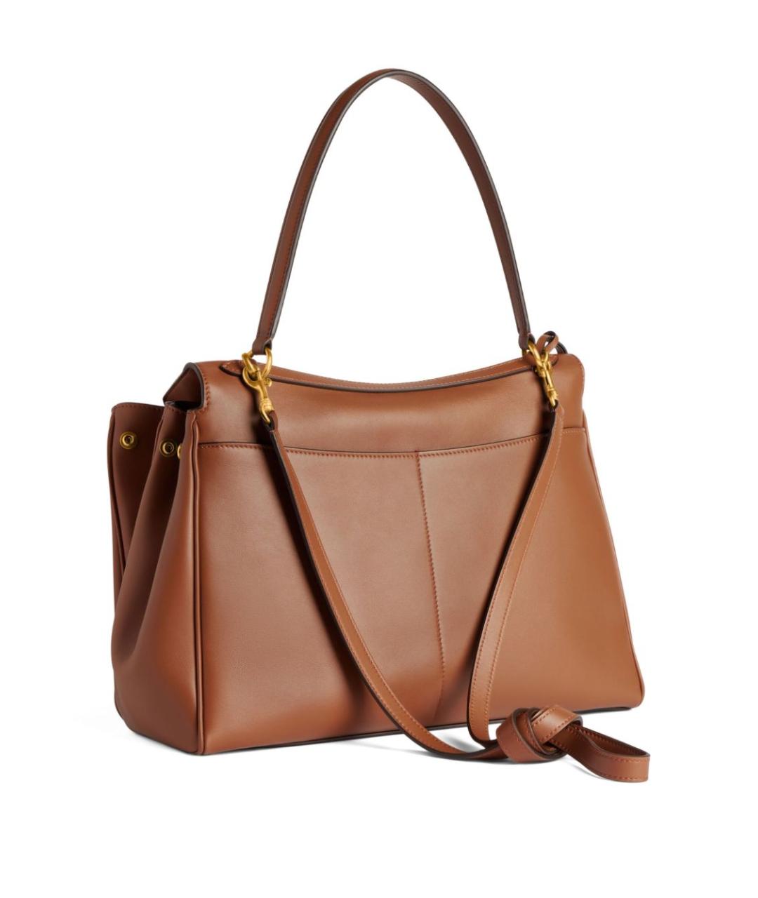 BALENCIAGA Коричневая кожаная сумка тоут, фото 4