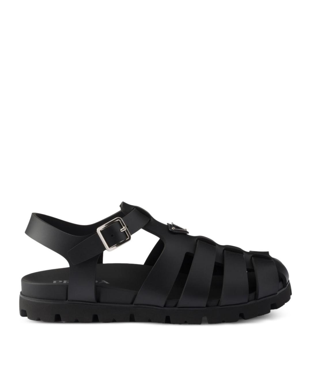 PRADA Черные сандалии, фото 1