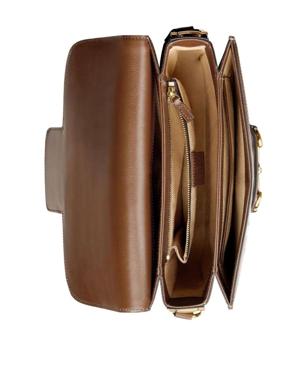 GUCCI Бежевая синтетическая сумка через плечо, фото 3