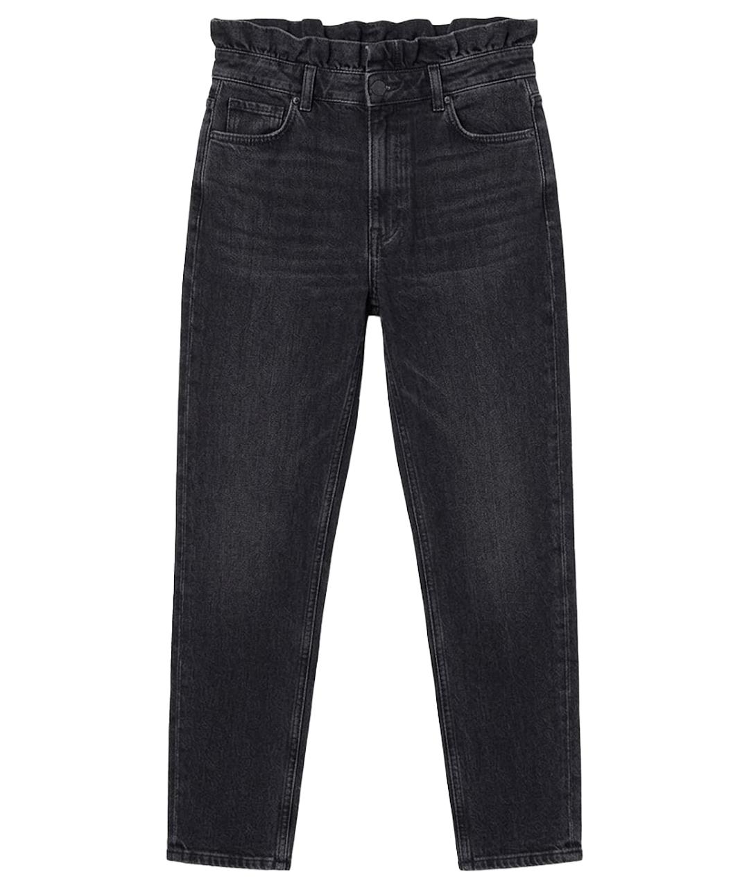 PINKO Серые хлопковые прямые джинсы, фото 1