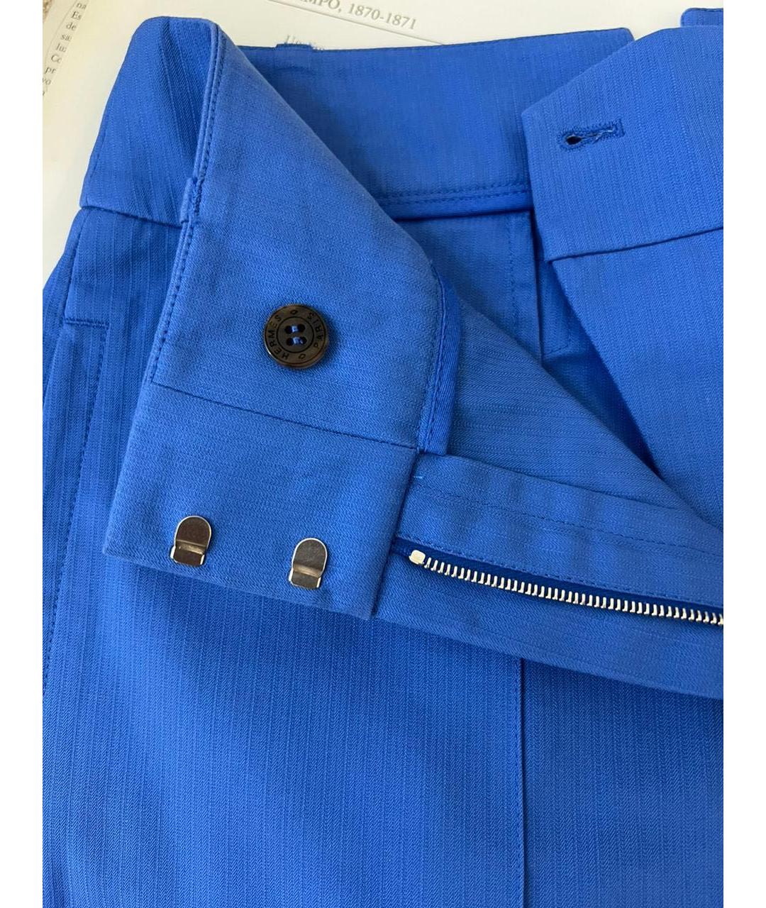 HERMES Синие шорты, фото 8