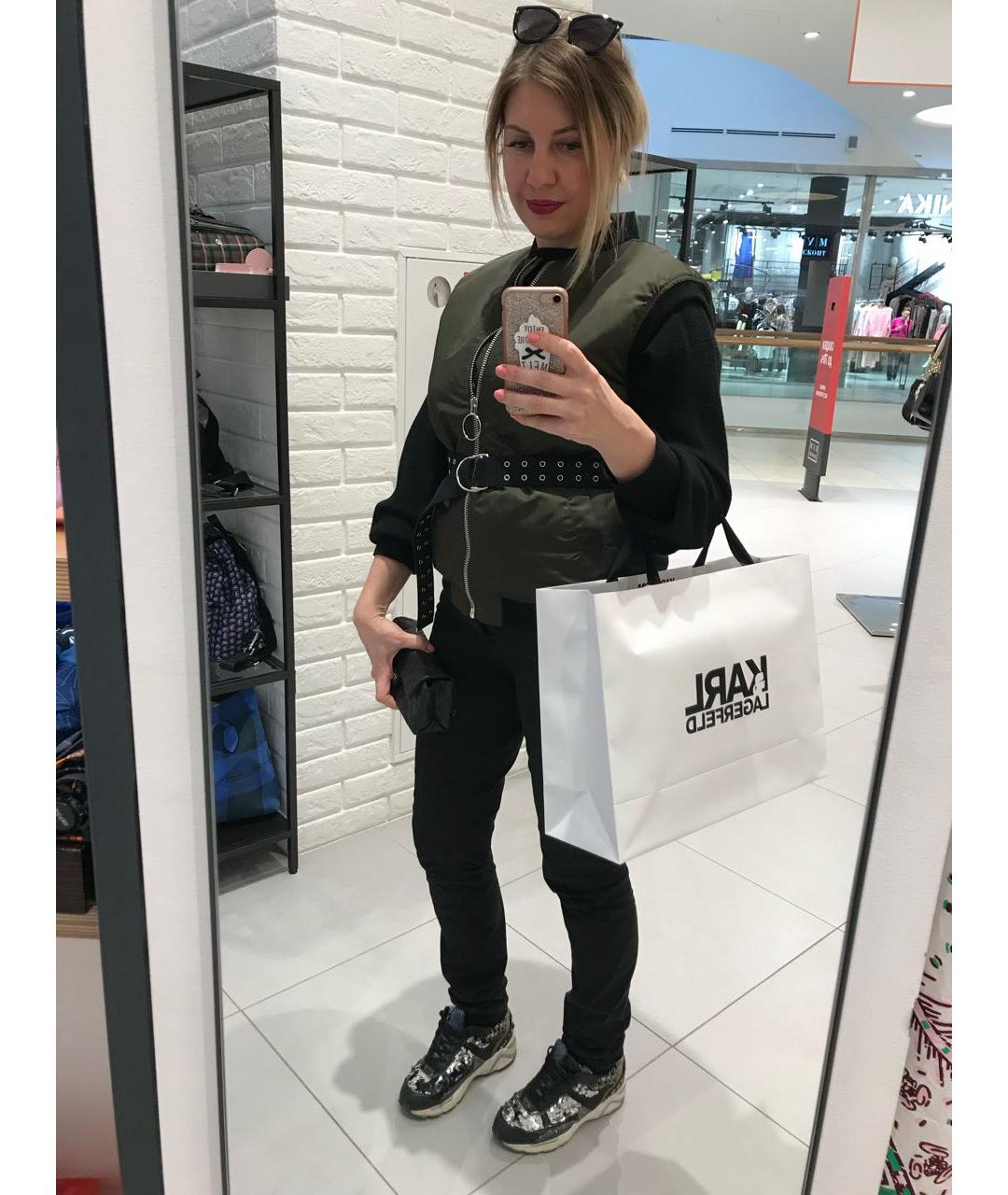 ERMANNO FIRENZE Хаки полиэстеровый жилет, фото 7