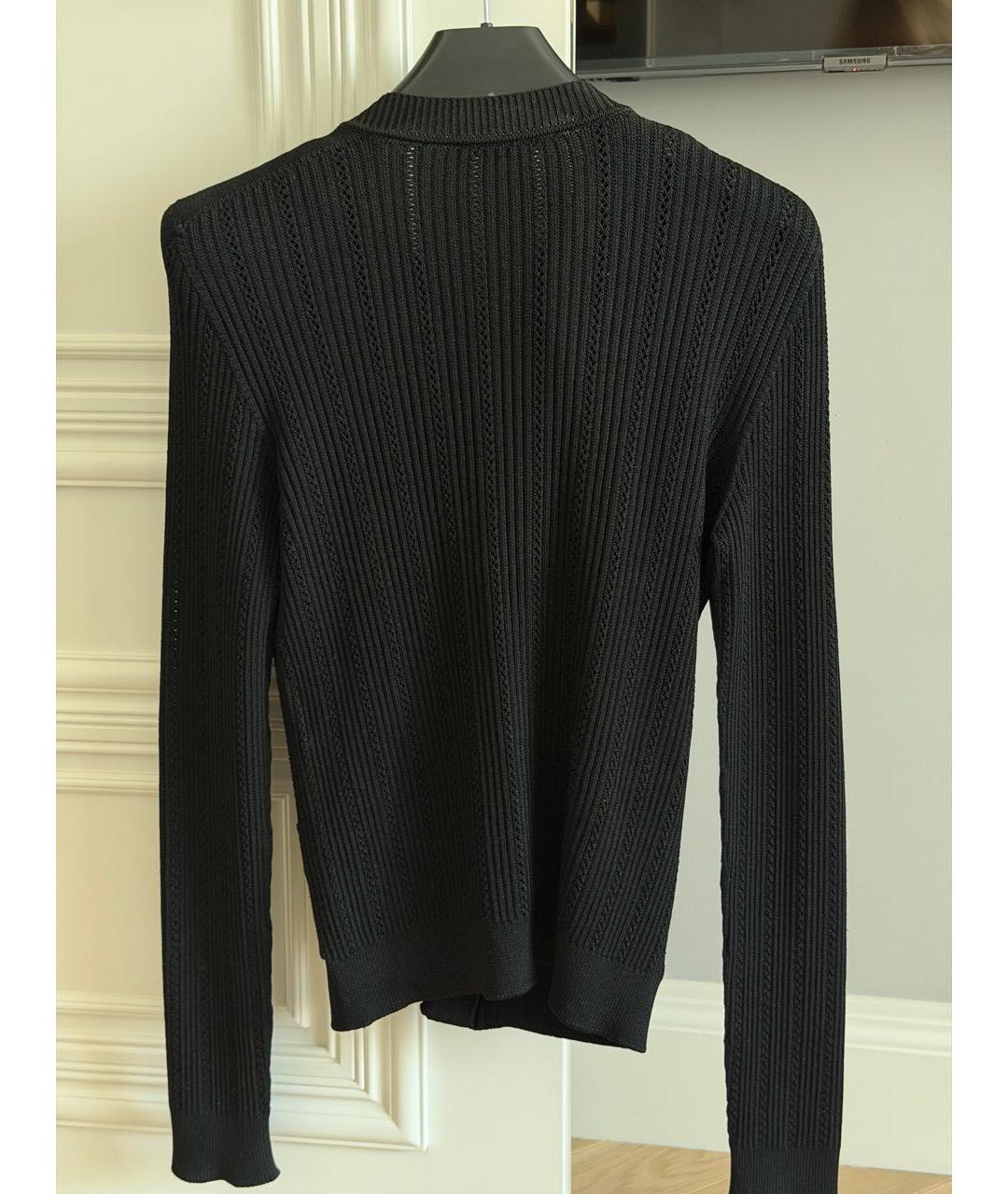 BALMAIN Черный вискозный джемпер / свитер, фото 2