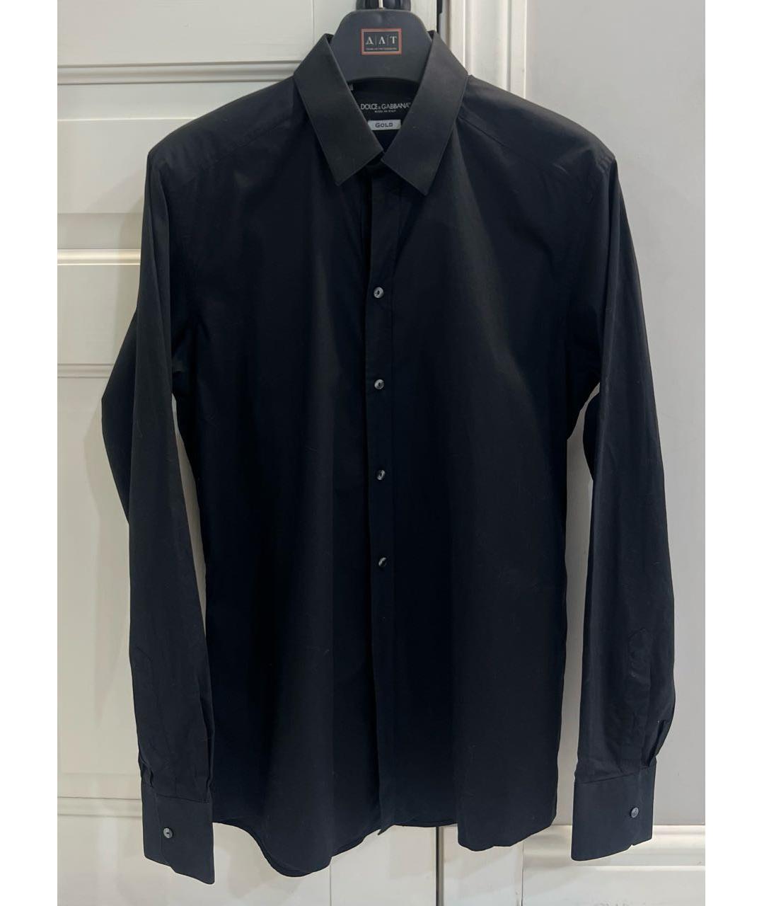 DOLCE&GABBANA Черная классическая рубашка, фото 4