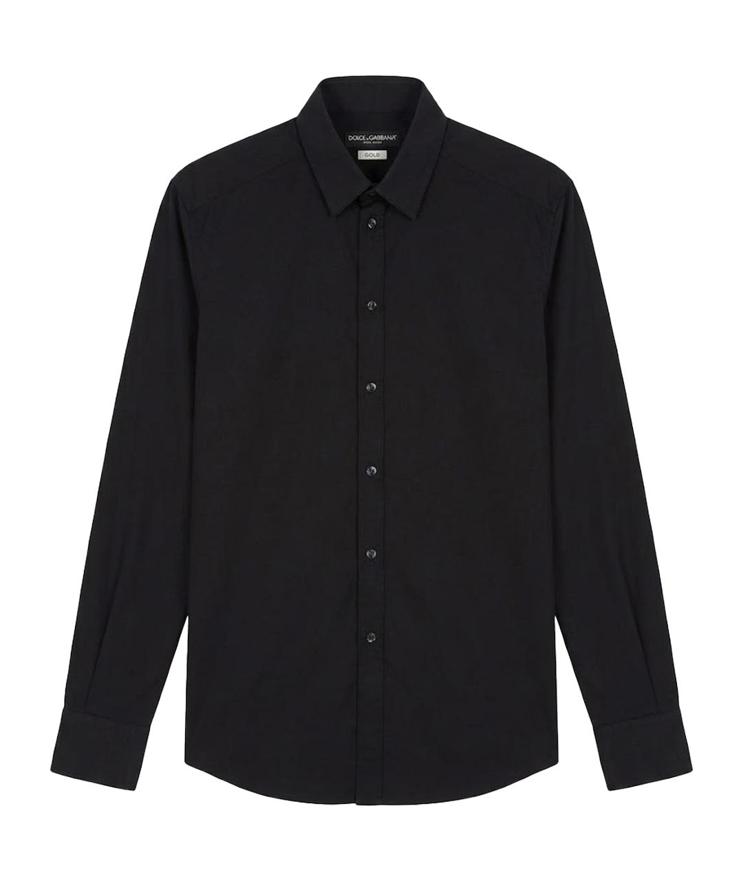 DOLCE&GABBANA Черная классическая рубашка, фото 1