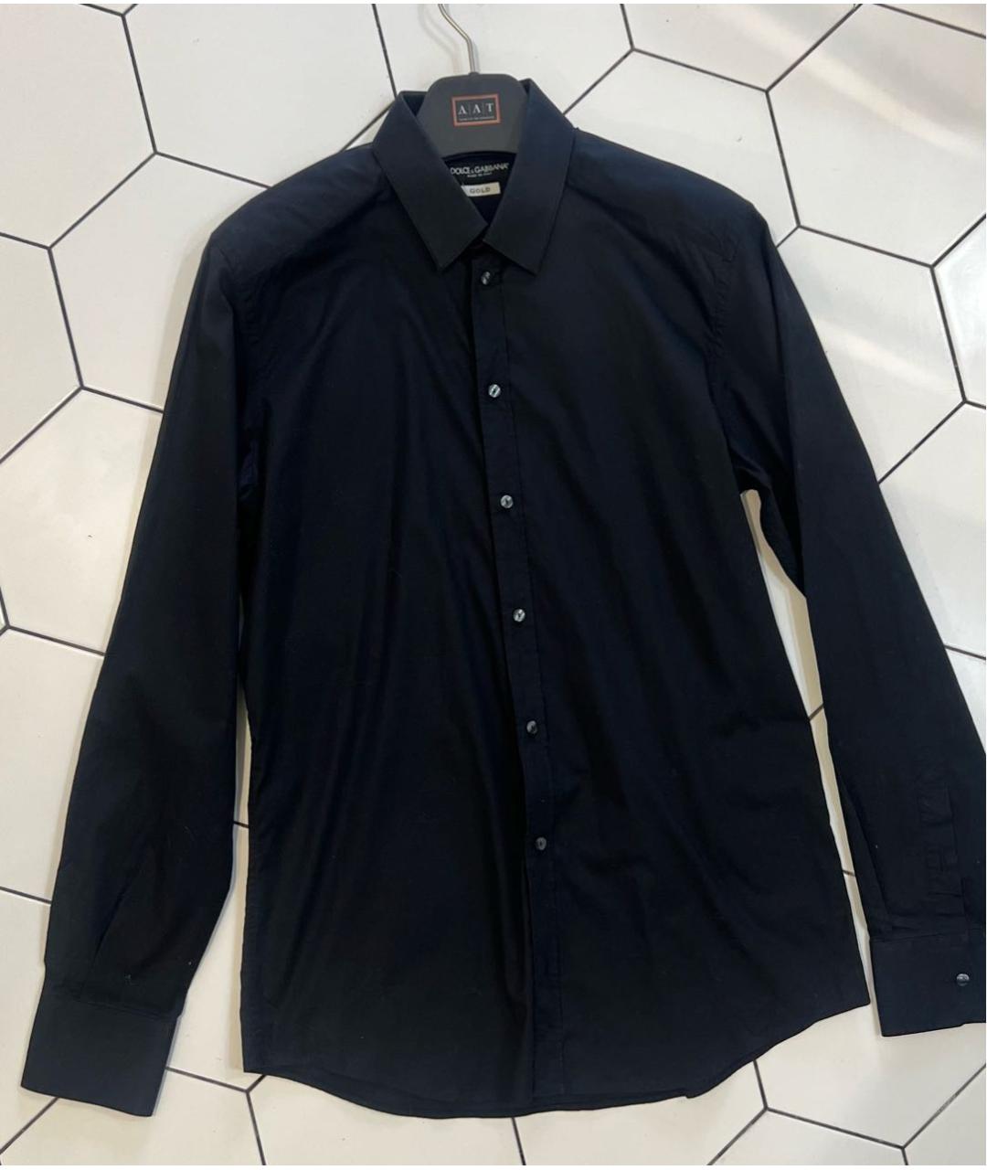 DOLCE&GABBANA Черная классическая рубашка, фото 5