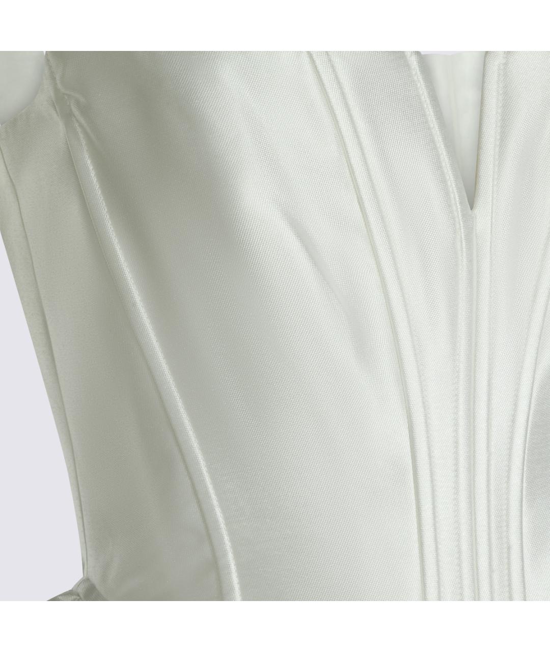 SELF-PORTRAIT Белое полиэстеровое коктейльное платье, фото 3