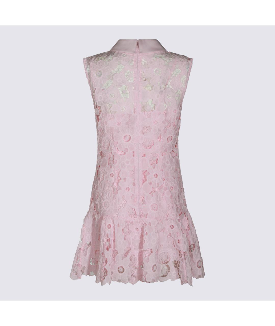 SELF-PORTRAIT Розовое полиэстеровое коктейльное платье, фото 2