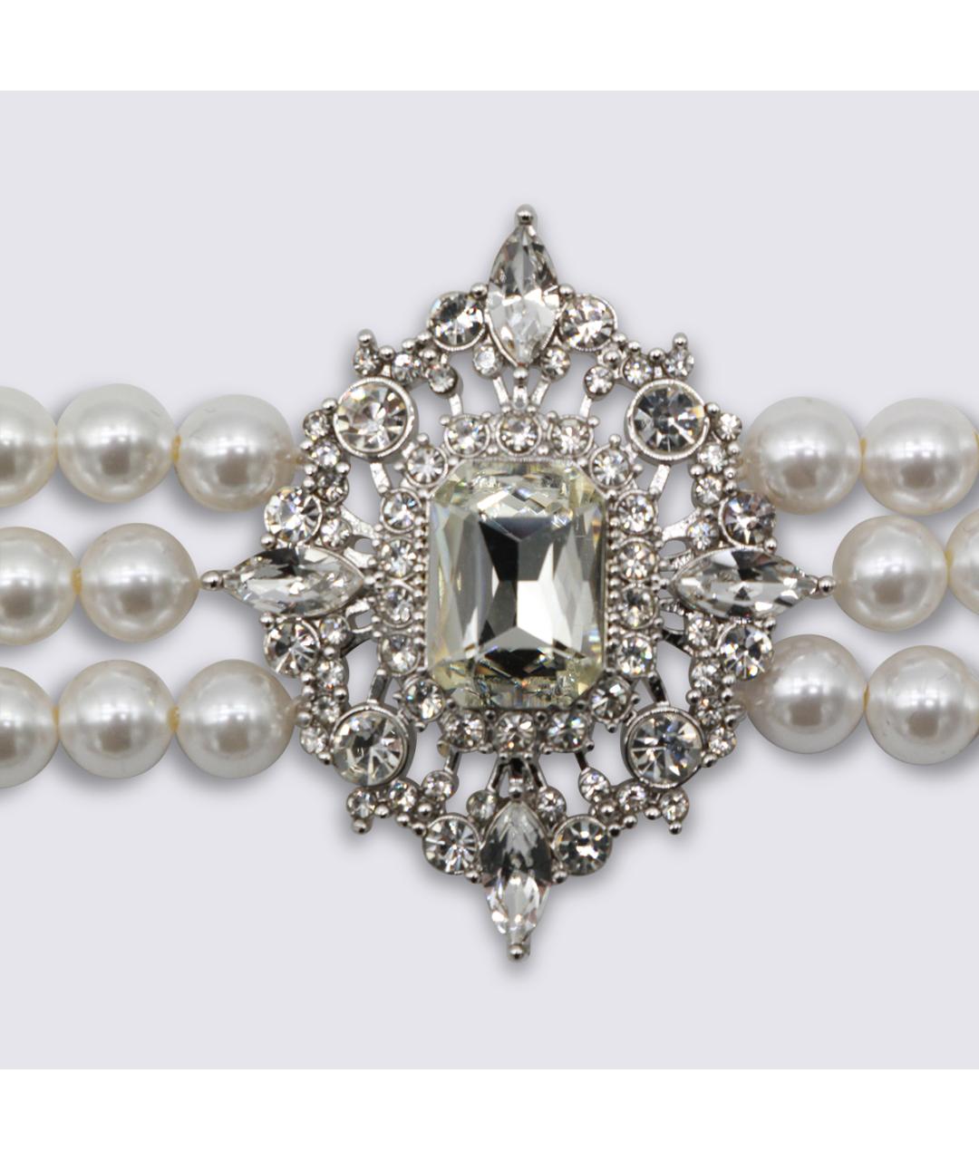 SELF-PORTRAIT Белое колье, фото 2