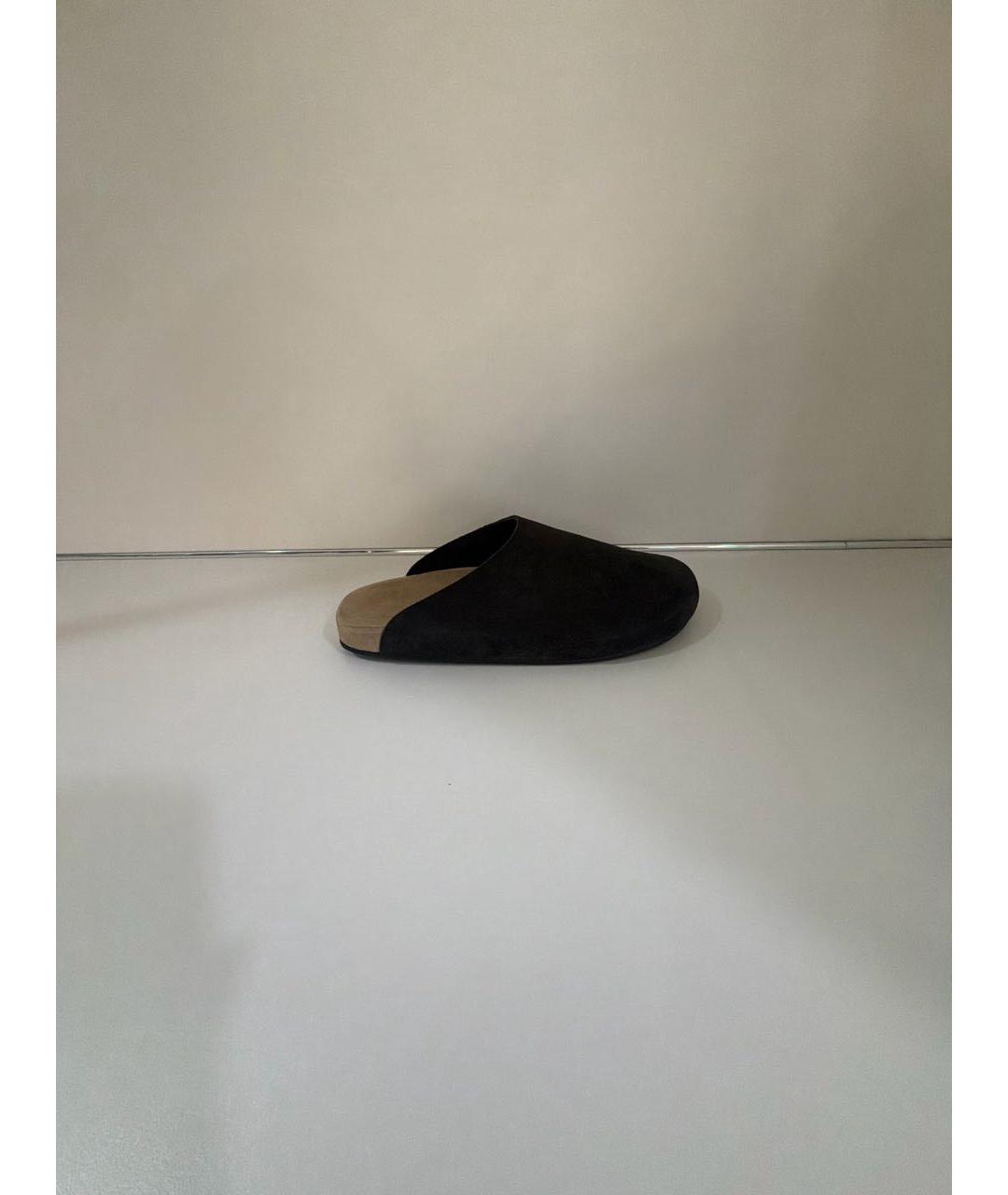 THE ROW Коричневые замшевые сабо, фото 8