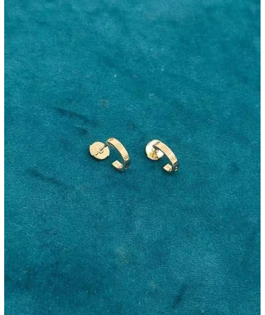 CARTIER Золотые серьги из розового золота, фото 4