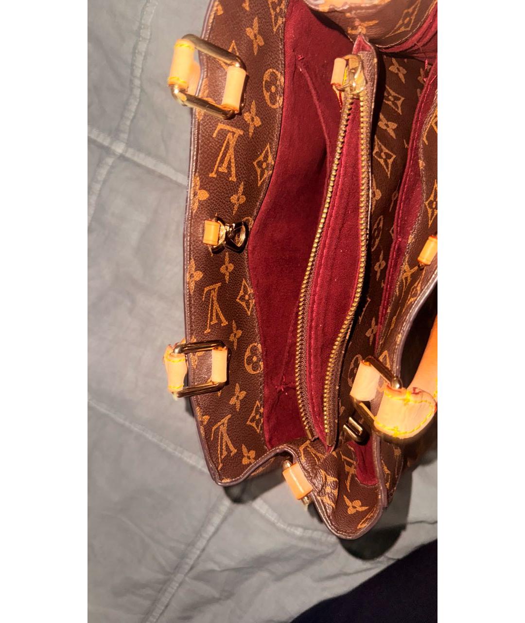 LOUIS VUITTON Коричневая сумка тоут, фото 3