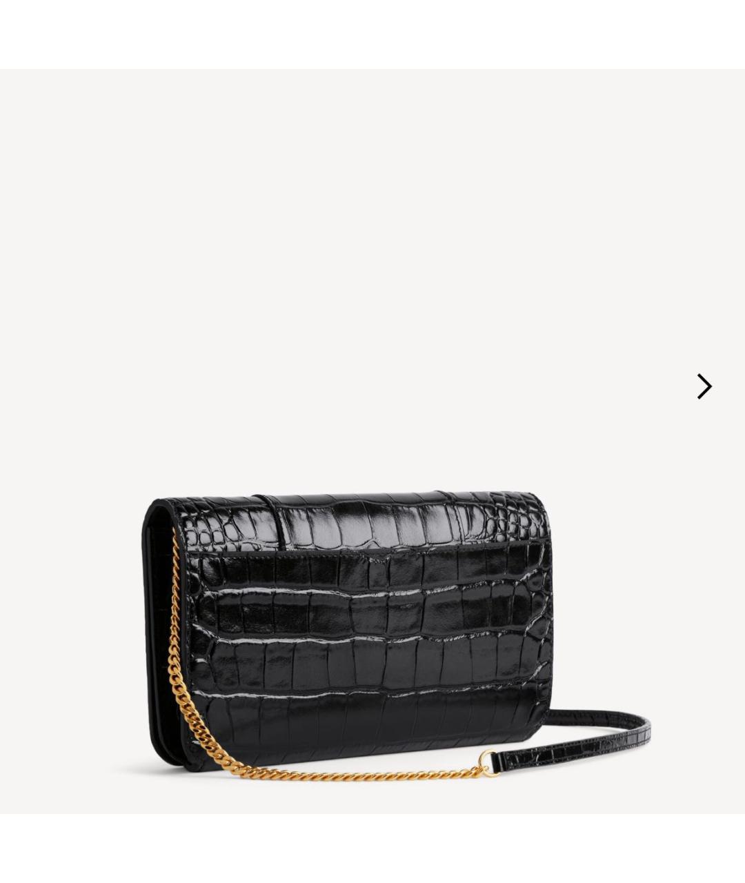 BALENCIAGA Черная кожаная сумка через плечо, фото 3